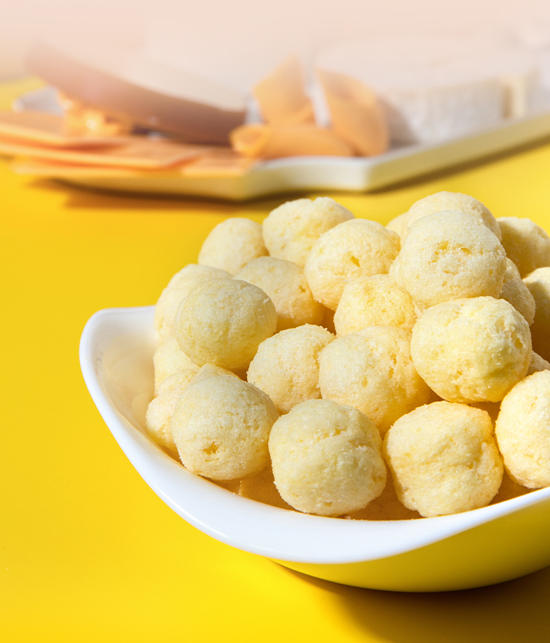 进口nobrand多重芝士球随身分享装20g韩国网红膨化休闲零食