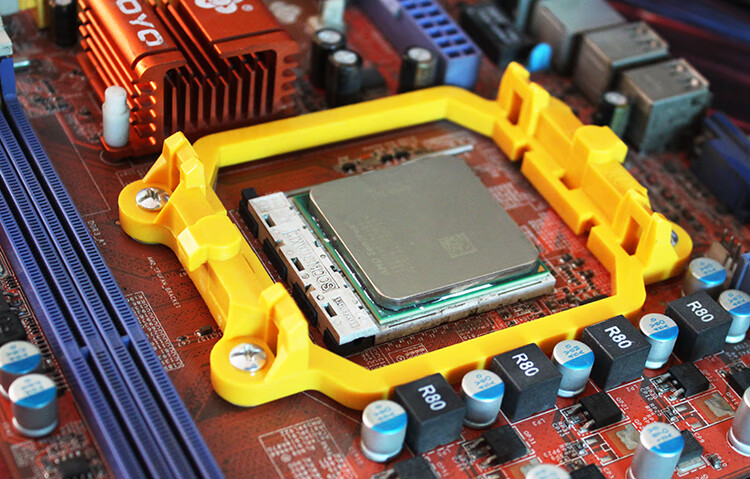 fm2fm1支架扣具amd主板托架cpu散热器风扇底座am3am2fm2架子无边框版