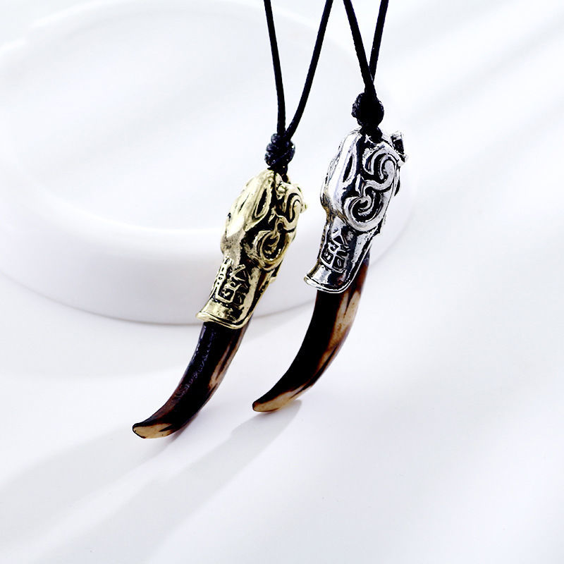 鬼吹灯摸金符吊坠盗墓笔记男女项链爪子牙饰品胡八一同款挂件 摸金符