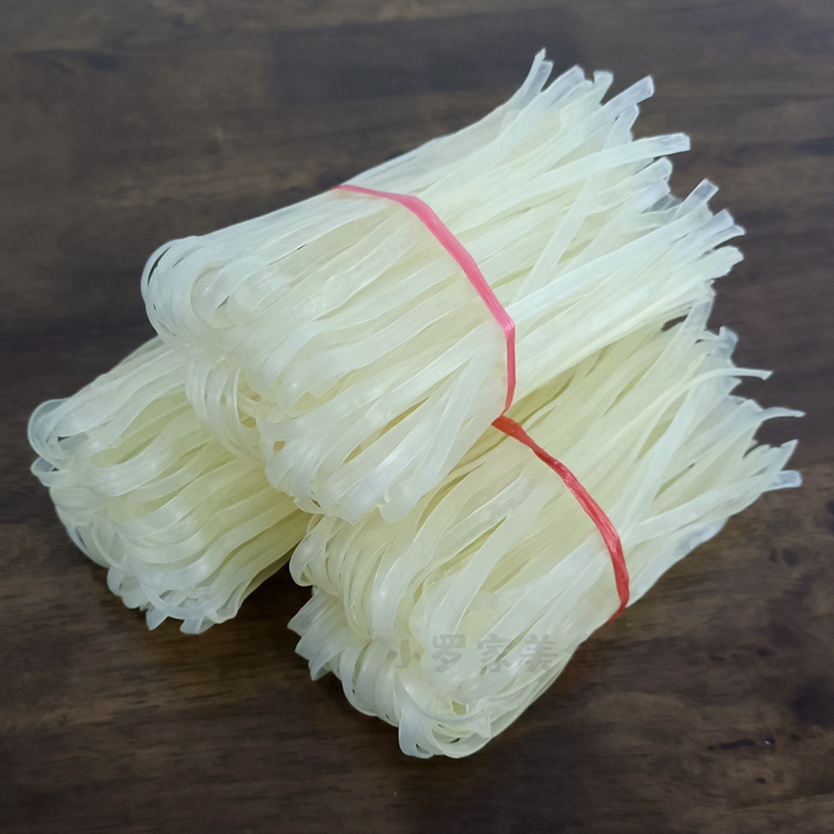 宽粉鸡汤粉2/5斤可选湖北过早粉丝煲汤粉火锅武汉早餐干粉河粉 2斤装