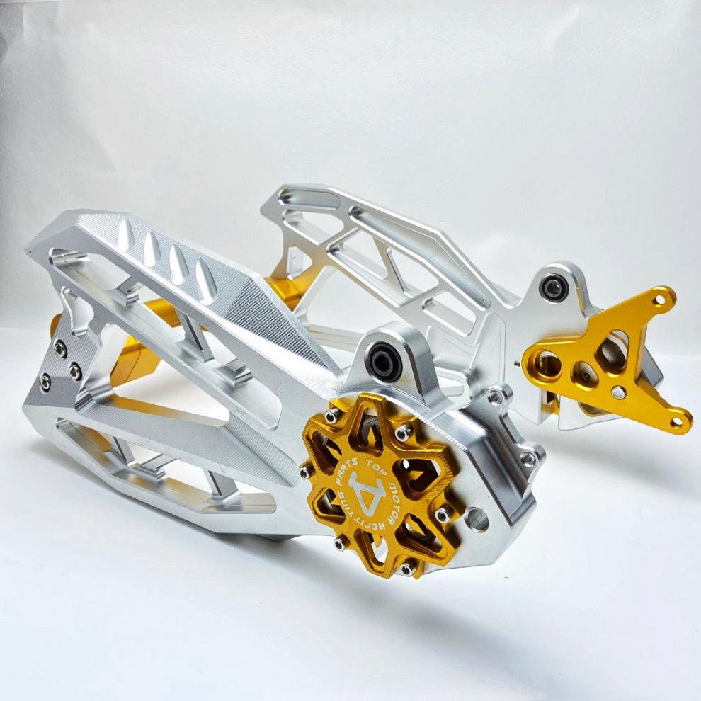 莲花平叉 后cnc电摩n1s/ngt改装铝合金平叉 小牛三代莲花黑金【图片