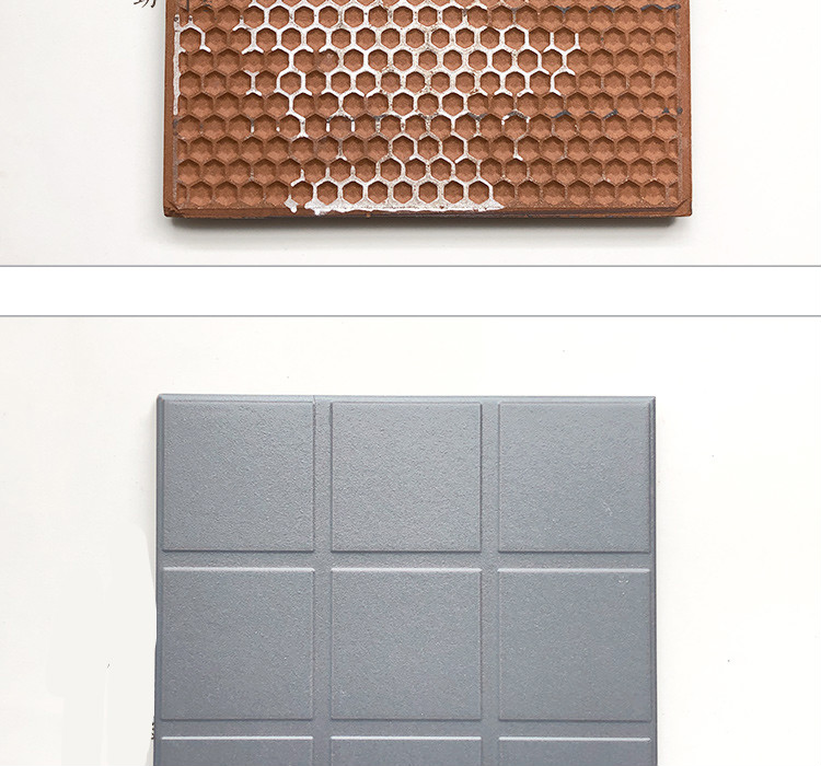 坚悦红缸砖酒店厨房专用吸水砖灰色防潮瓷砖户外车库超市防滑地砖300