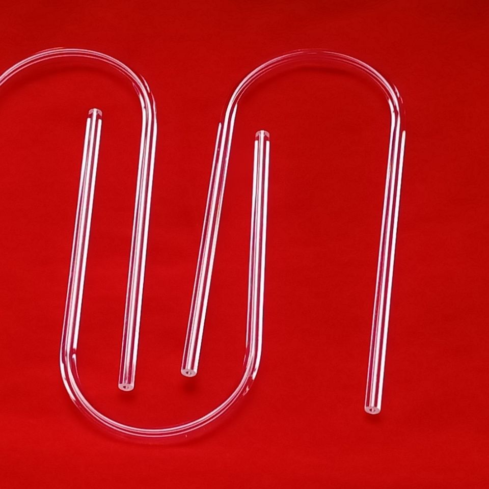 定制适用透明石英玻璃管耐高温管式炉石英管石英舟石英试管片仪器加工