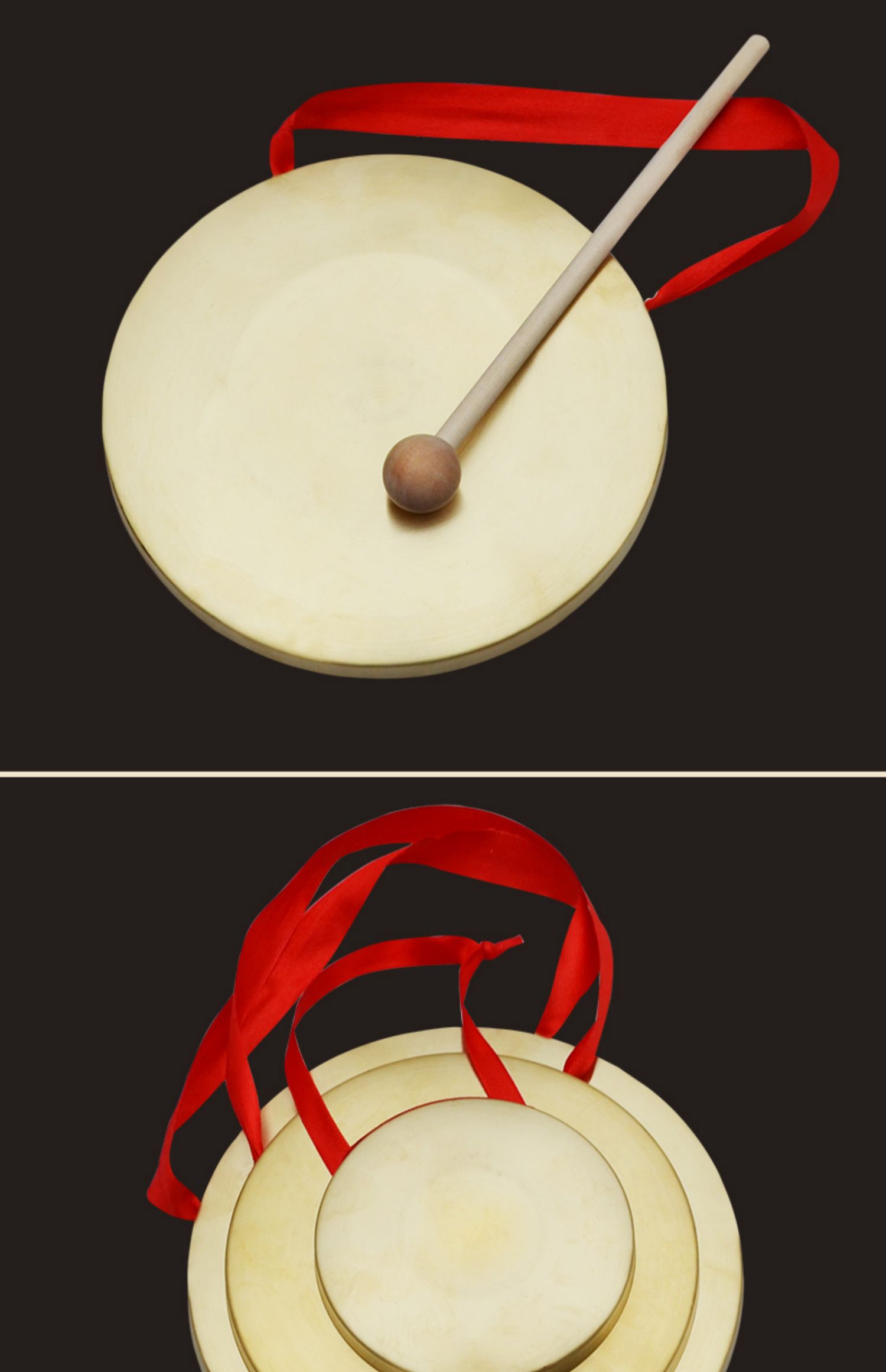 铜锣鼓镲三句半道具打击乐器儿童幼儿园宝宝周岁抓周奥尔夫全套钹铜锣