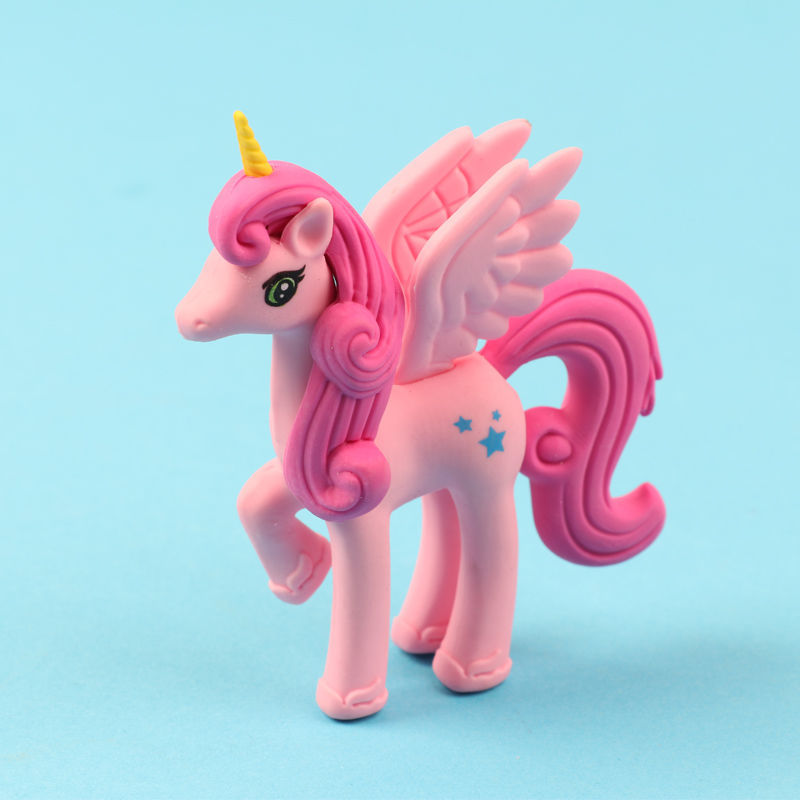 可拆装小马宝莉橡皮擦玩具小学生可爱女孩儿童节幼儿园礼物奖品像皮擦