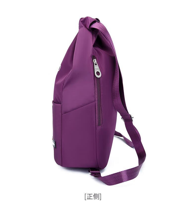 抽绳双肩包男女通用运动健身包束口袋简约旅行大容量轻便防水背包hxm