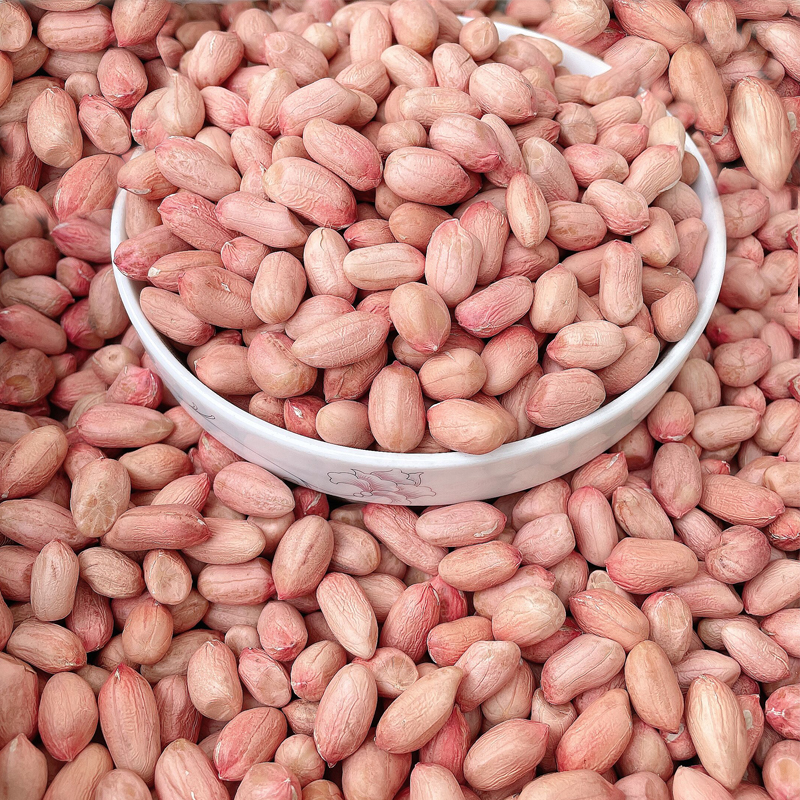 壳农家自种花育16人工手剥粉皮大粒 3斤手剥米花生(种植/发芽菜【图片