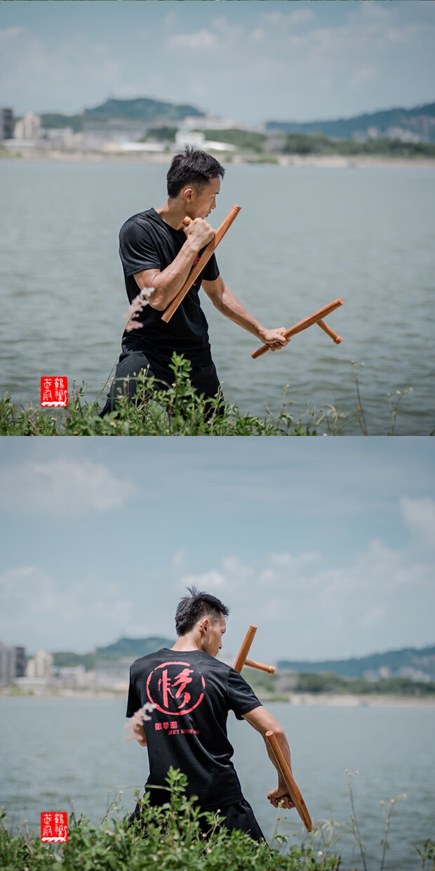 t拐丁字棍十八般武艺器具装备东方棍背袋教程蓝族古典可背拐袋一个