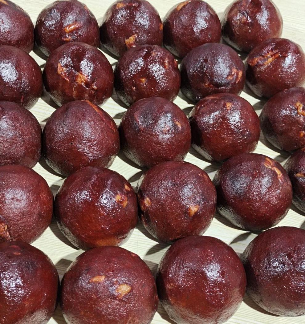 贵州特产正宗柴火血豆腐手工农烟熏血粑猪血丸子 4个庭【图片 价格