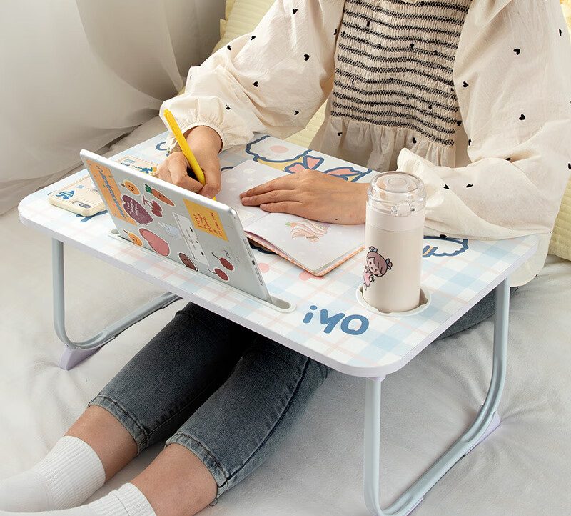 床上用书桌可折叠小桌子女生卧室儿童桌板宿舍学生学习电脑懒人桌岙筱
