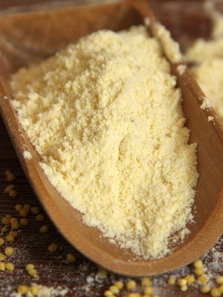 硬糜子面陕北黄馍馍糜子面粉硬黄米面粉稷子米面摊黄烙糕茶汤料陕北