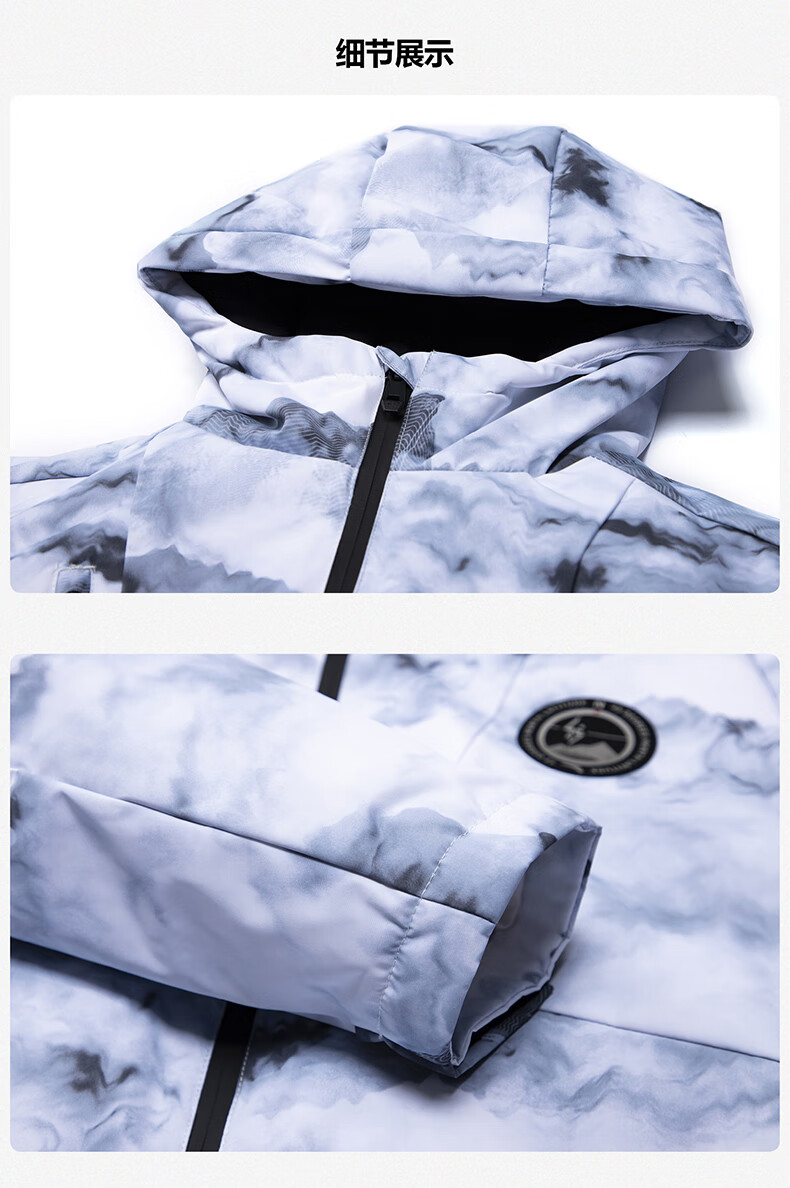 安踏儿童中国冰雪丨大童羽绒服男滑雪保暖厚外套 百搭黑-3 130cm【图