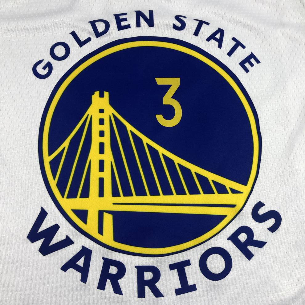 球衣 勇士队3号普尔城市版75周年球衣球裤套装95安德森男女定制篮球服