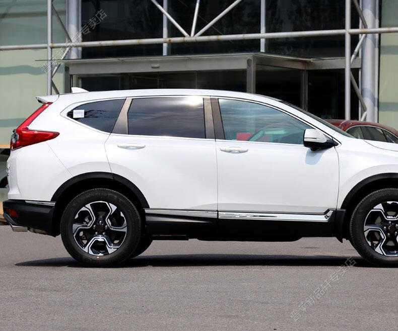 专用于192021款东风本田crv车身饰条混动改装饰门板门边亮条配件