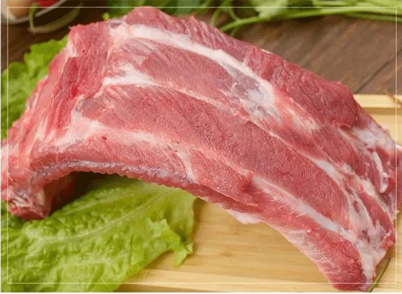 顺丰黑猪纯肋排新鲜多肉猪排骨猪小排猪肋排土猪前排切条康胜谊5斤猪