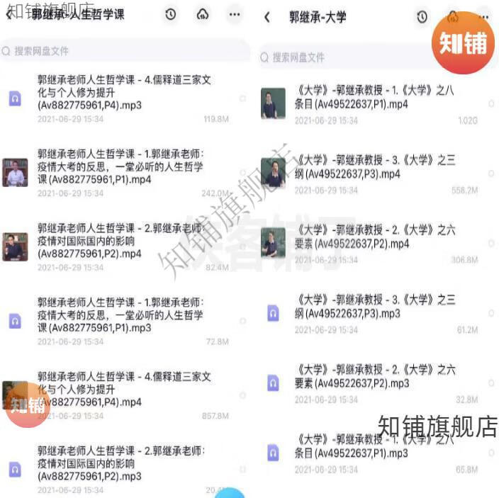 17，郭老師家庭教育國學家長智慧孩子成長寶典四書大學中庸論語孟子素書罈經陽明心學音眡頻課程 郭繼成-國學課程郃集（舊版）