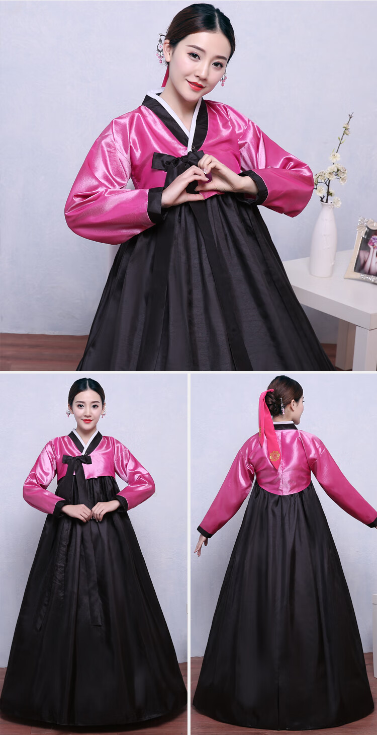 朦胧杏少数民族服装女朝鲜族韩国传统大长今古装成人舞蹈表演服韩服