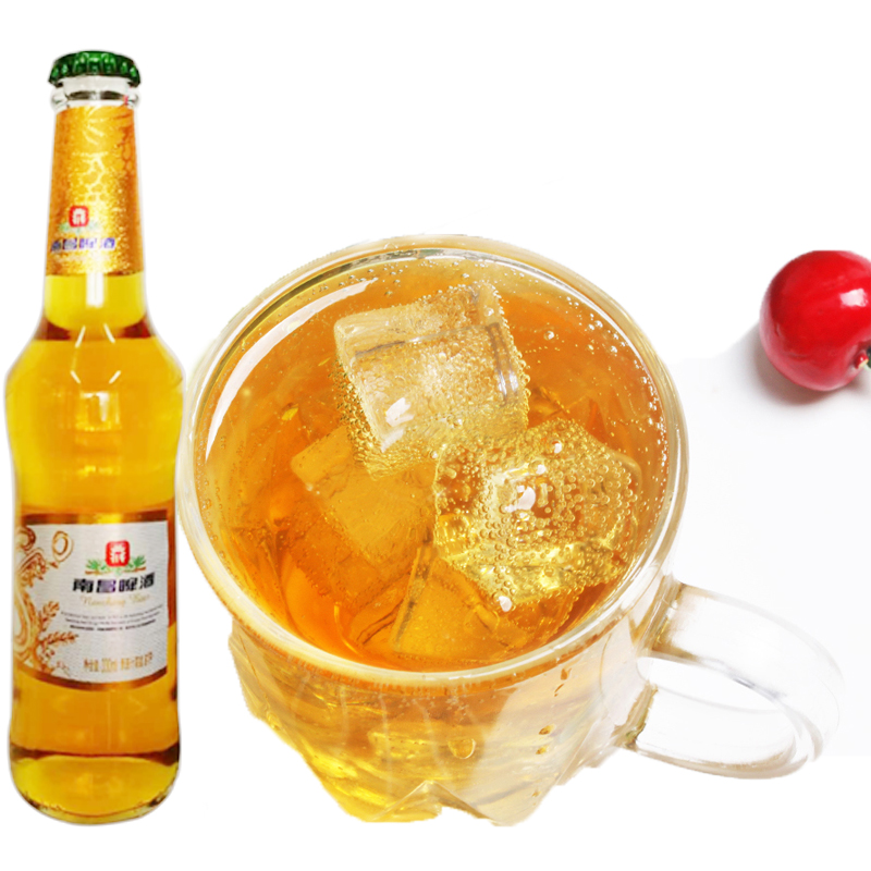 江西啤酒百威啤酒之南昌啤酒南昌8度330ml24瓶一箱