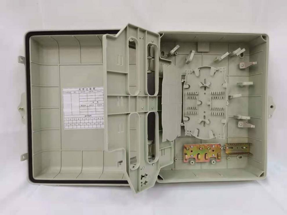 新款1分32分纤箱光纤箱32芯分线箱48芯插卡式光分路器箱光分箱改版