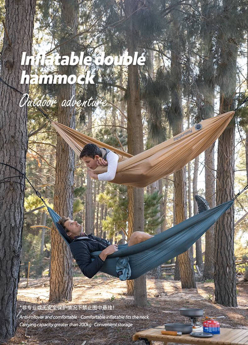 挪客吊床户外防侧翻野外吊椅室内成人双人宿舍寝室学生单人秋千石墨蓝