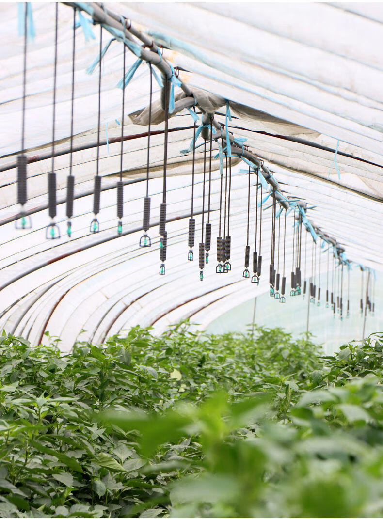 温室农用农业灌溉设施大棚倒挂喷头自动浇水神器喷淋雾化喷灌 四出口