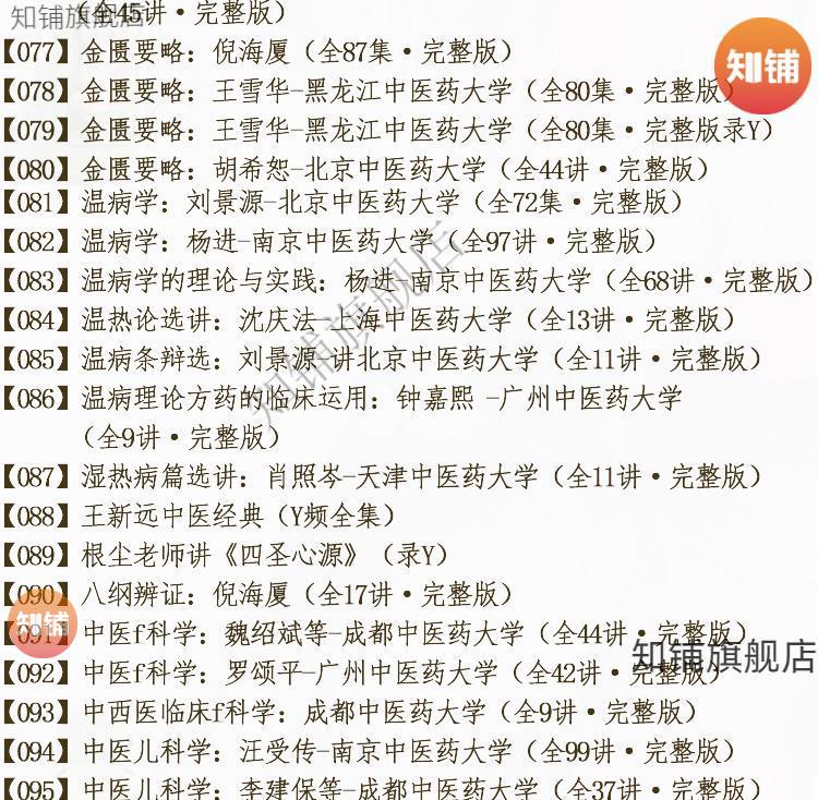 8，中毉基礎理論入門到精通零基礎養生兒婦外方劑診斷內科學知識培訓眡頻教程