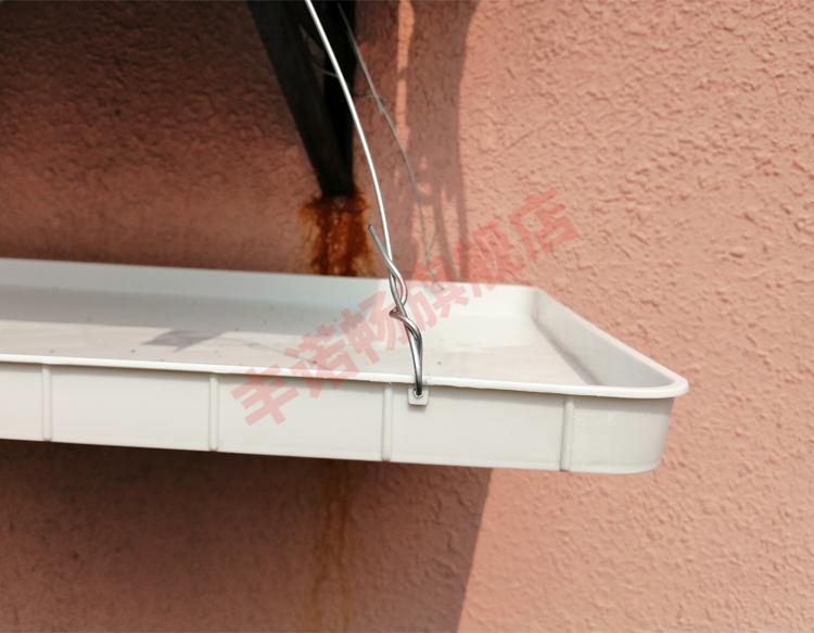 空调外机接水盘带排水管塑料通用室外滴水托盘水槽中央空调外机12p