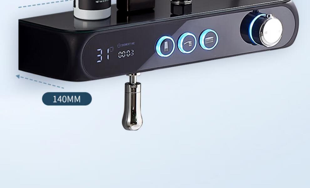 欧诺佳恒温花洒德国欧诺佳卫浴欧式恒温淋雨淋浴花洒套装明装浴室家用