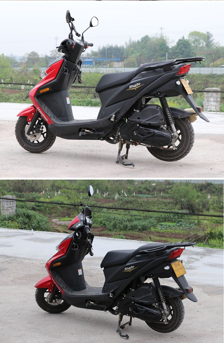 适用于豪爵鹰super eagle hj125t-32摩托车改装后货架后尾架 黑色后