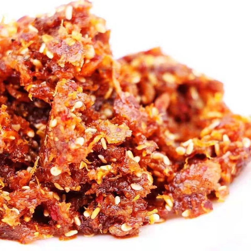 金丝牛肉干五香麻辣灯影牛肉丝散装重庆特产小吃柔情五香味1斤500g