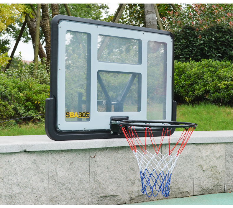 室外成人标准家庭篮球框篮筐家用篮球板户外成人篮球架挂壁式oo8s