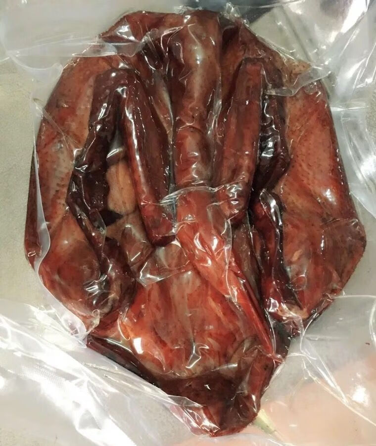 潮汕特产熏鸭脯 舌尖上的美食甘蔗烟熏腊鸭补烤鸭汕头峡山鸭脯 潮汕