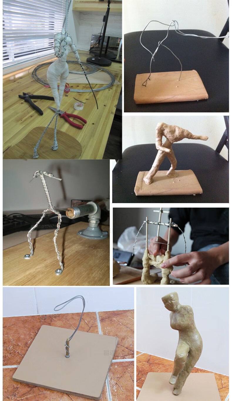 铁丝做人骨架教程图片