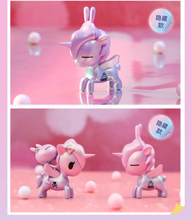 独角兽兔斯基盲盒摆件确认隐藏款童真1只