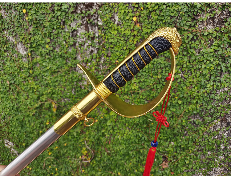 升旗指挥刀剑天下刃三军仪仗队刀92式阅兵剑收藏未开刃 乳白色 60