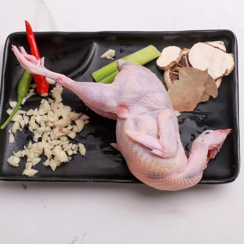 青封铭40只装现杀扒皮新鲜大鹌鹑白条鹌鹑速冻散养剥皮鹌鹑肉烧烤青封