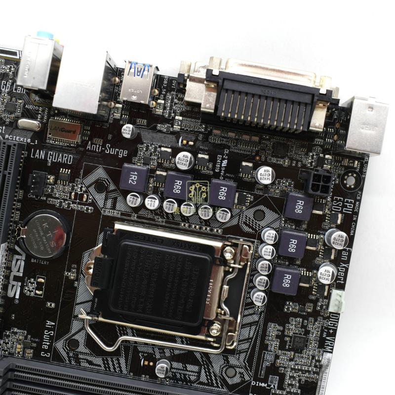 华硕h110m-d d3/c/a/k/h170/b150-plus d3/m2 pci主板1151针 红色