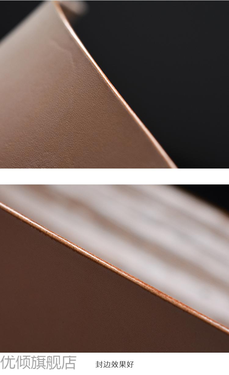 现货闪发优倾牛皮皮料原色植鞣革皮料手工diy皮具工具头层牛皮可染色