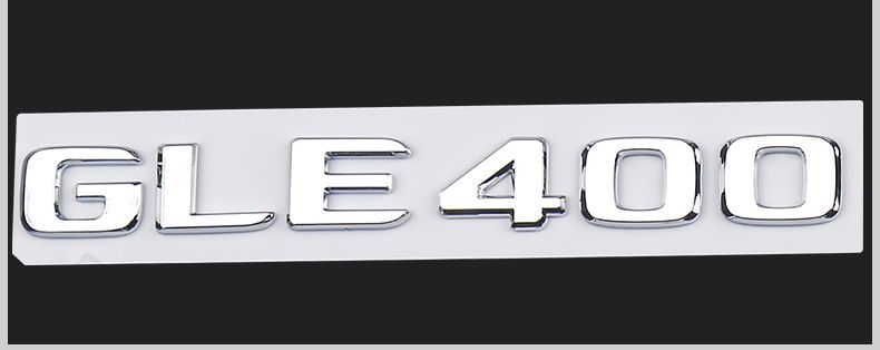 奔驰gle尾标后车标贴标志gle320 350 400 450 500amg字母标改装饰 gl