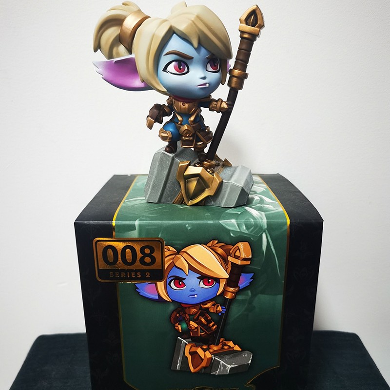 q版英雄联盟玩具游戏周边潮玩人偶lol公仔德莱文艾克光辉男枪诺手车载