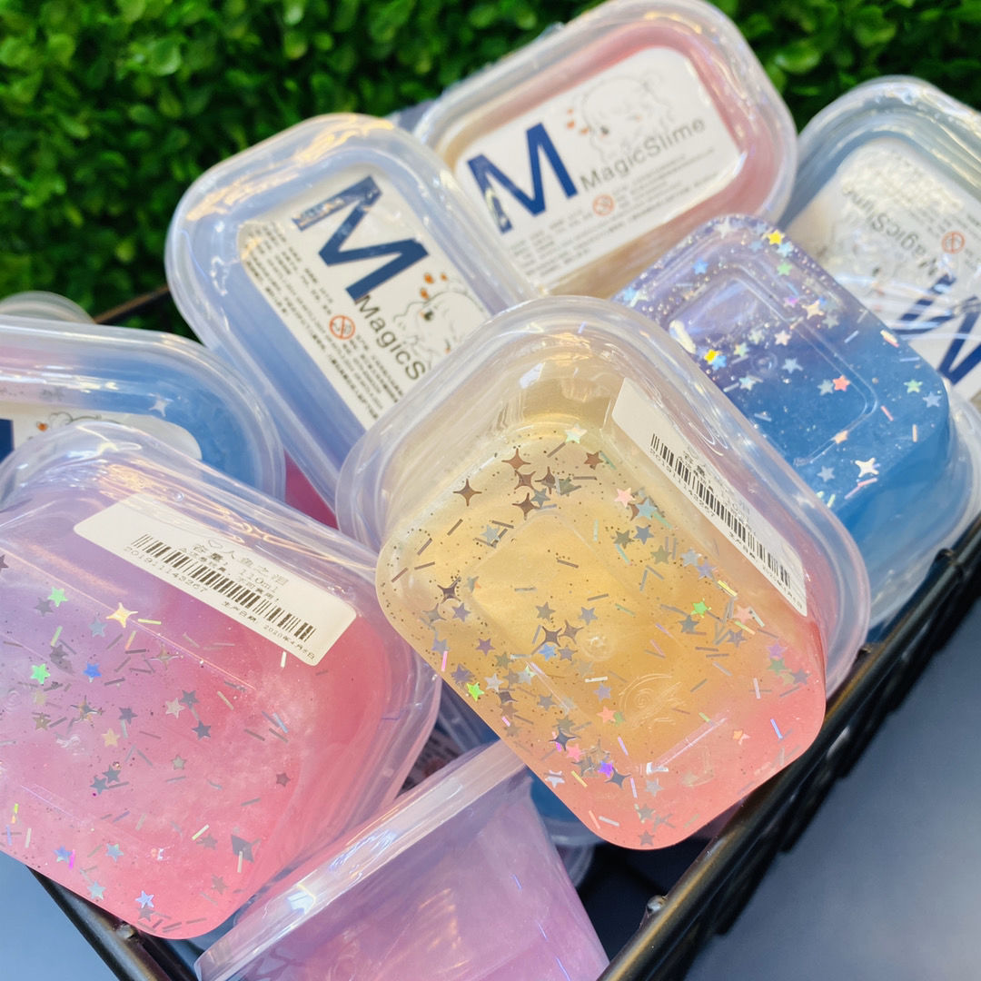拉面起泡胶梦幻星空泥史莱姆解压神器透泰少女水晶泥m胶超轻粘土梦幻