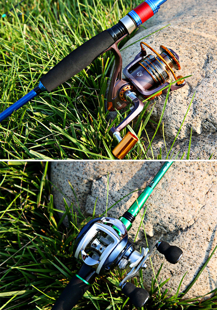 雷强路亚竿套装海钓路亚竿新手路亚鱼竿套装海钓竿海竿杆18米枪柄右手