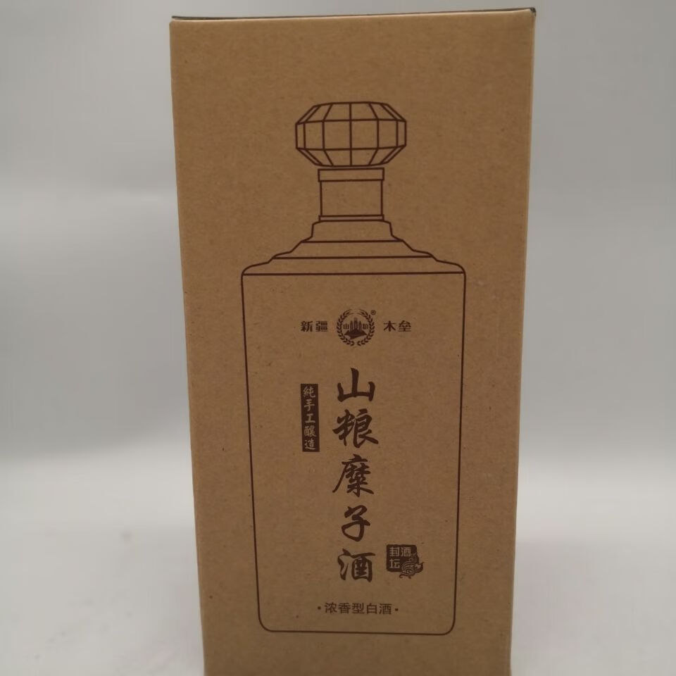 新疆山粮糜子酒1000ml瓶新疆白酒木垒县山粮糜子酒50度封坛装酿浓香型