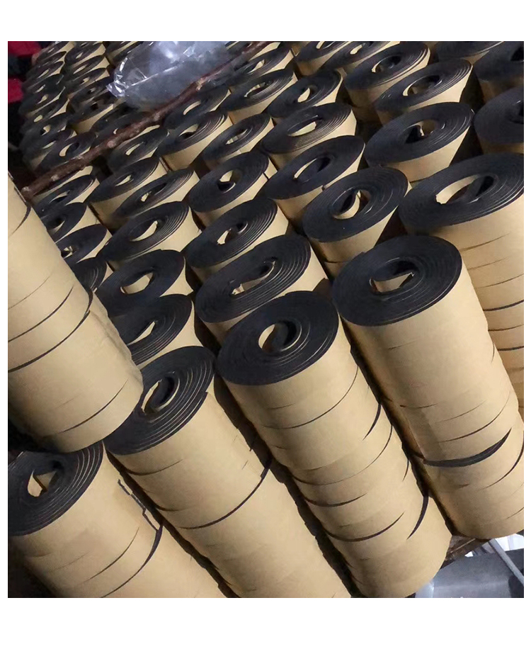 条橡塑密封胶条风管法兰密封阻燃35mm毫米风道胶条风管密封胶条单面