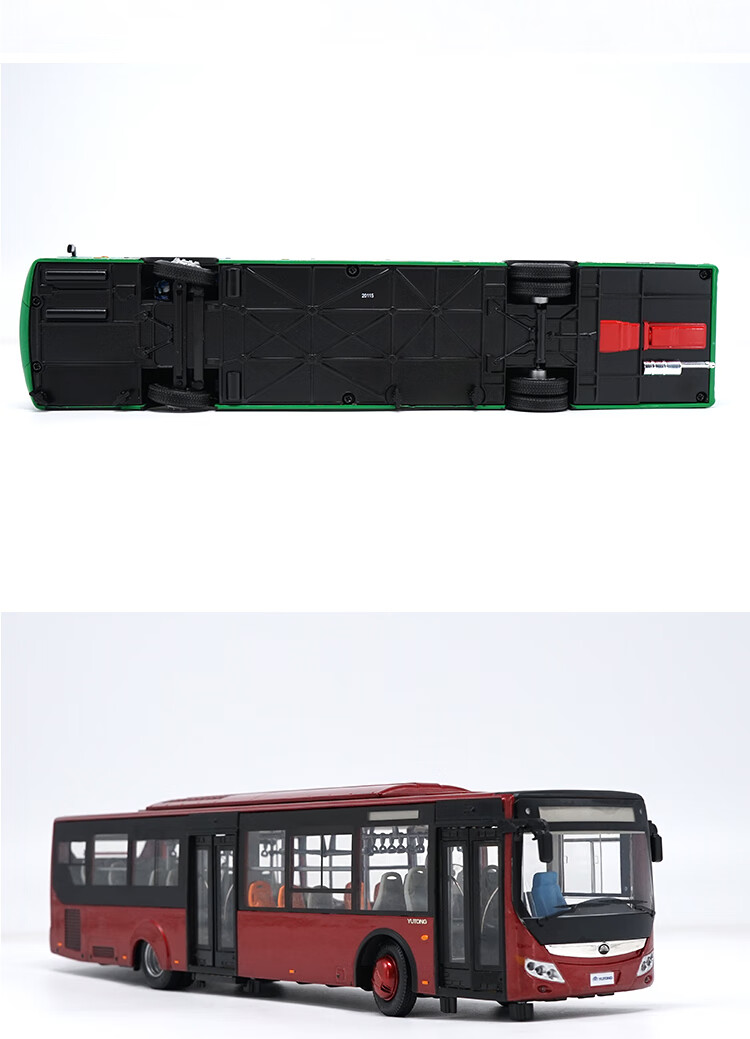 宇通客车模型合金142公交巴士zk6125chevpg4混合动力公交车汽车鹰眼