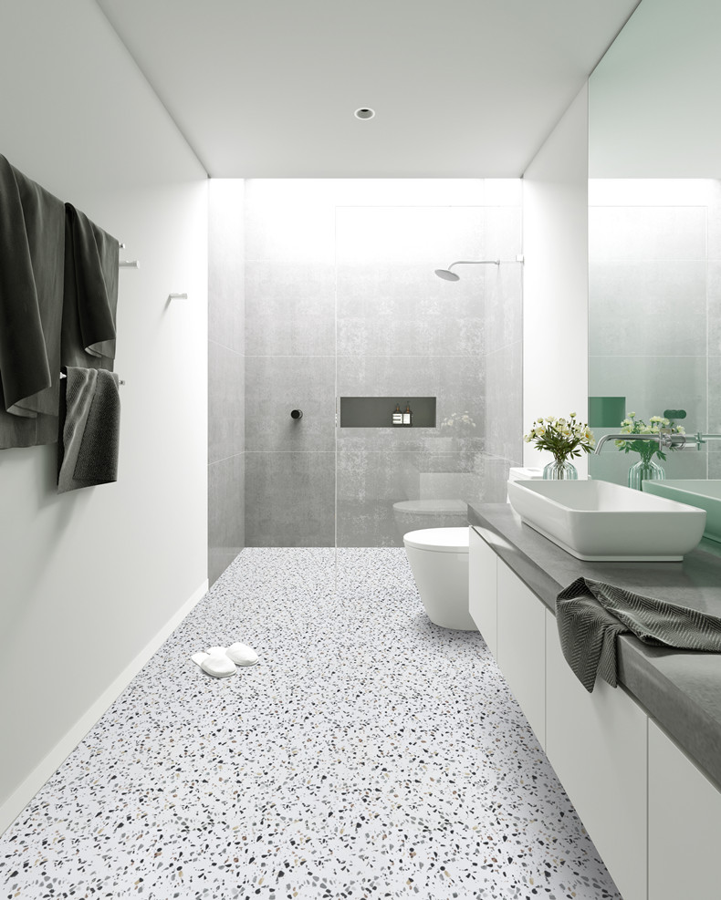 地板贴自粘地面大理石纹浴室防滑客厅翻新地贴加厚耐磨厨房墙贴纸地贴