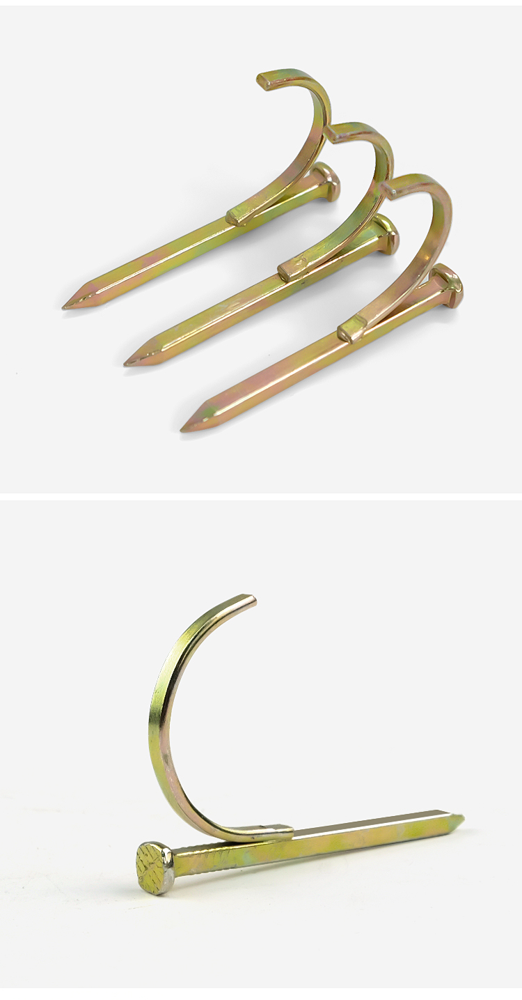 ppr水管钩钉管钉线管入墙勾丁卡4分20勾钉钢钉水泥管码钉25管卡钉特种