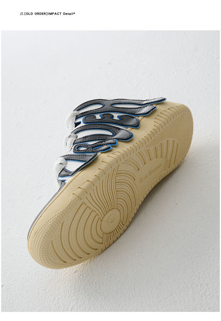 old order og sneaker series skater 黑蓝 滑板鞋面包鞋潮牌 黑灰