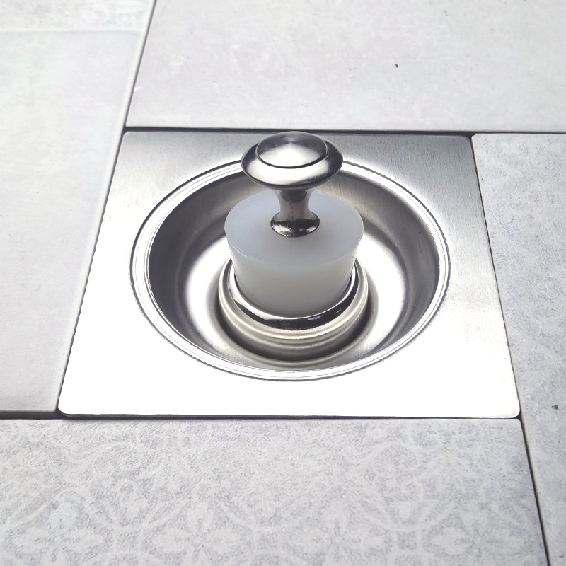 堵漏塞子地漏堵头浴盆排水堵盖浴桶下水防臭盖水池硅胶密封漏水塞1白