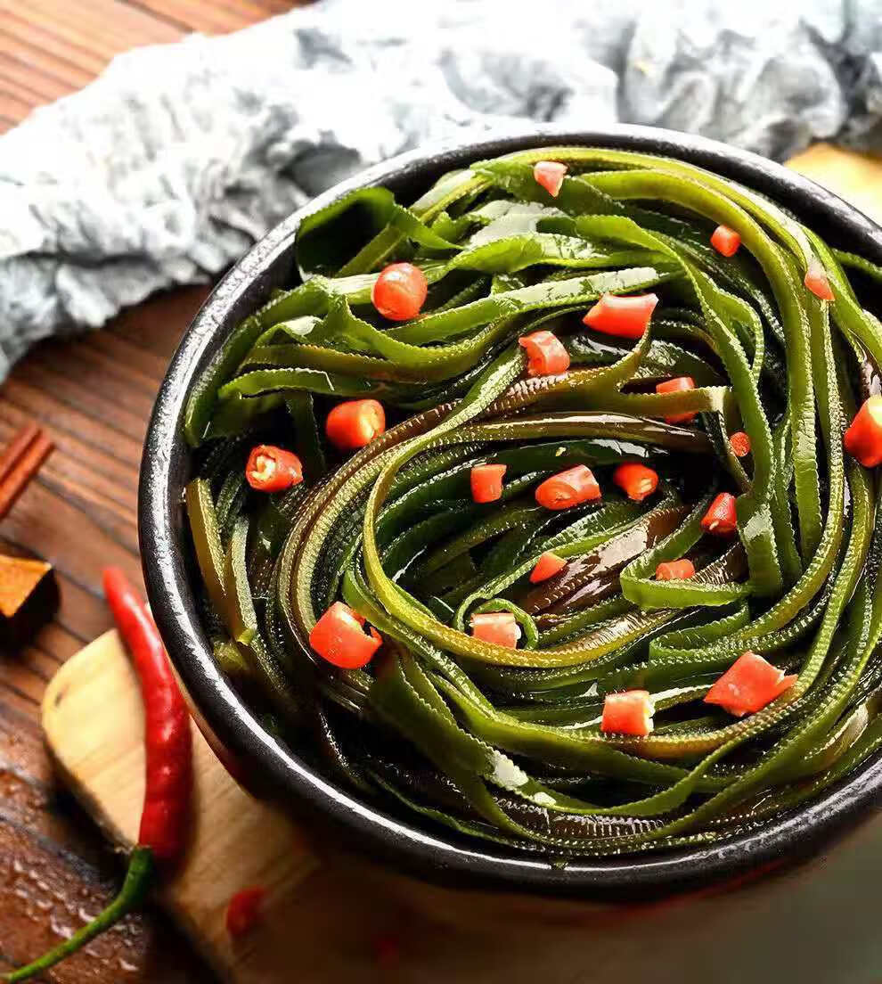 香辣海带丝即食小包装零食休闲小吃凉拌下饭咸菜威海特产批发整箱鲜香
